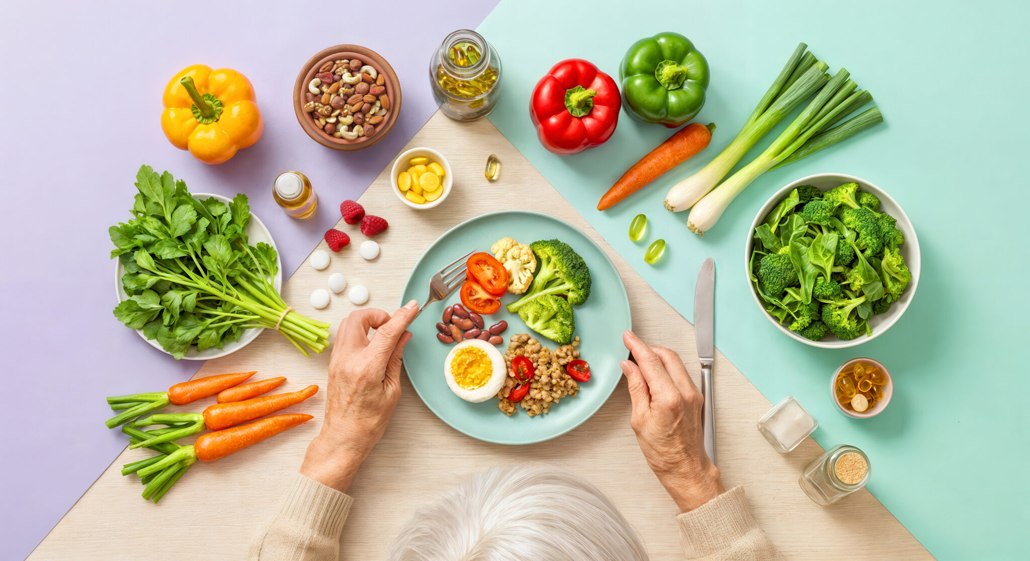 Mediterrane Ernährung, DASH und Co.: Welche Ernährungsweisen mit langsamerem Altern verbunden sind