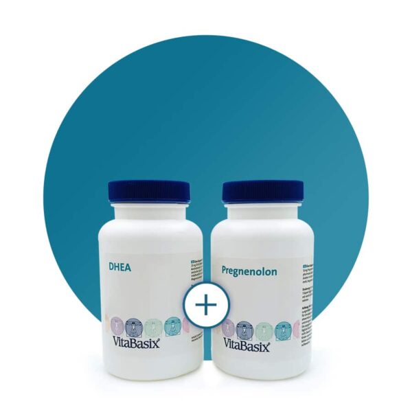 DHEA <span>10mg 180caps </span> + Pregnenolone <span>15mg 180caps </span>